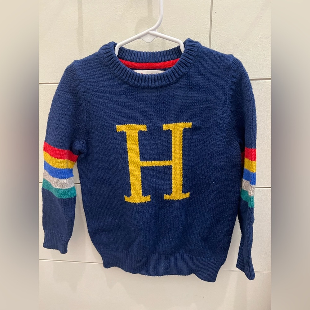 Mini Boden exclusive Harry Potter H Sweater Size 5/6